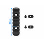 Планка MOE Polymer Rail 7 Slot Weaver/Picatinny Vector Optics (85 мм, Чорна)