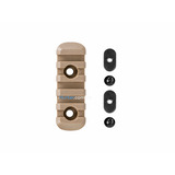 Планка Picatinny для цівки MOE 5 Slot Polymer Rail 65 мм TAN