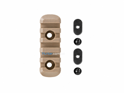 Планка Picatinny для цівки MOE 5 Slot Polymer Rail 65 мм TAN