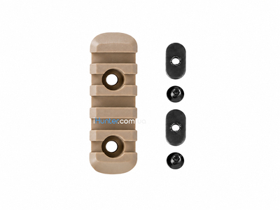 Планка MOE Polymer Rail 5 Slot Weaver/Picatinny, 65 мм, TAN (Пісочна)