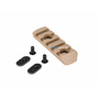 Планка MOE Polymer Rail 5 Slot Weaver/Picatinny, 65 мм, TAN (Пісочна)