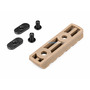 Планка MOE Polymer Rail 5 Slot Weaver/Picatinny, 65 мм, TAN (Пісочна)