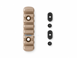 Планка Picatinny для цівки MOE 7 Slot Polymer Rail 85 мм TAN