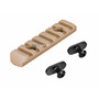 Планка MOE Polymer Rail 7 Slot Weaver/Picatinny, 85 мм, TAN (Пісочна)