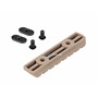 Планка MOE Polymer Rail 7 Slot Weaver/Picatinny, 85 мм, TAN (Пісочна)