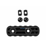 Планка Picatinny для цівки M-LOK 5 Slot Polymer Rail (65 мм), Чорна