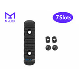Планка M-LOK Picatinny Polymer 7 Slot 85 мм Чорна