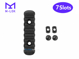 Планка M-LOK Picatinny Polymer 7 Slot 85 мм Чорна