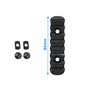 Планка Picatinny для цівки M-LOK 7 Slot Polymer Rail (85 мм), Чорна Планка Picatinny для цівки M-LOK 7 Slot Polymer Rail (85 мм), Чорна