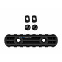 Планка Picatinny для цівки M-LOK 7 Slot Polymer Rail (85 мм), Чорна Планка Picatinny для цівки M-LOK 7 Slot Polymer Rail (85 мм), Чорна