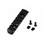 Планка Picatinny для цівки M-LOK 7 Slot Polymer Rail (85 мм), Чорна Планка Picatinny для цівки M-LOK 7 Slot Polymer Rail (85 мм), Чорна