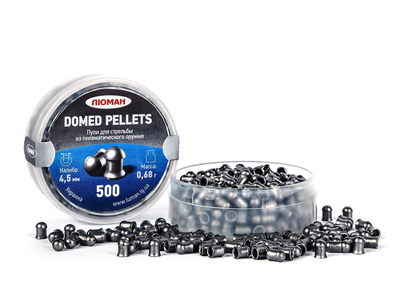 Пули Люман Domed Pellets 0,68 г., 4,5 мм (500 шт.)