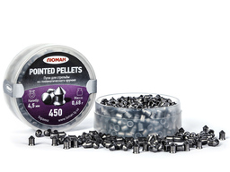 Пули для пневматических винтовок Люман Pointed Pellets 0,68 г.
