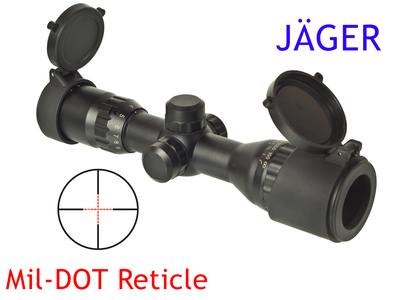 Оптический прицел JÄGER 3-9x32 AOL переменной кратности с отстройкой параллакса и подсветкой шкалы